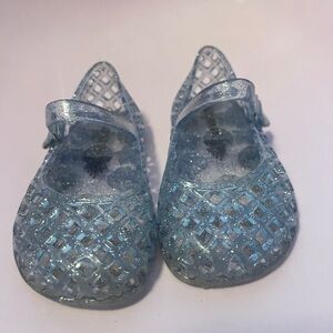 Toddler Girl Clear Glitter Jelly Sandals, 6M